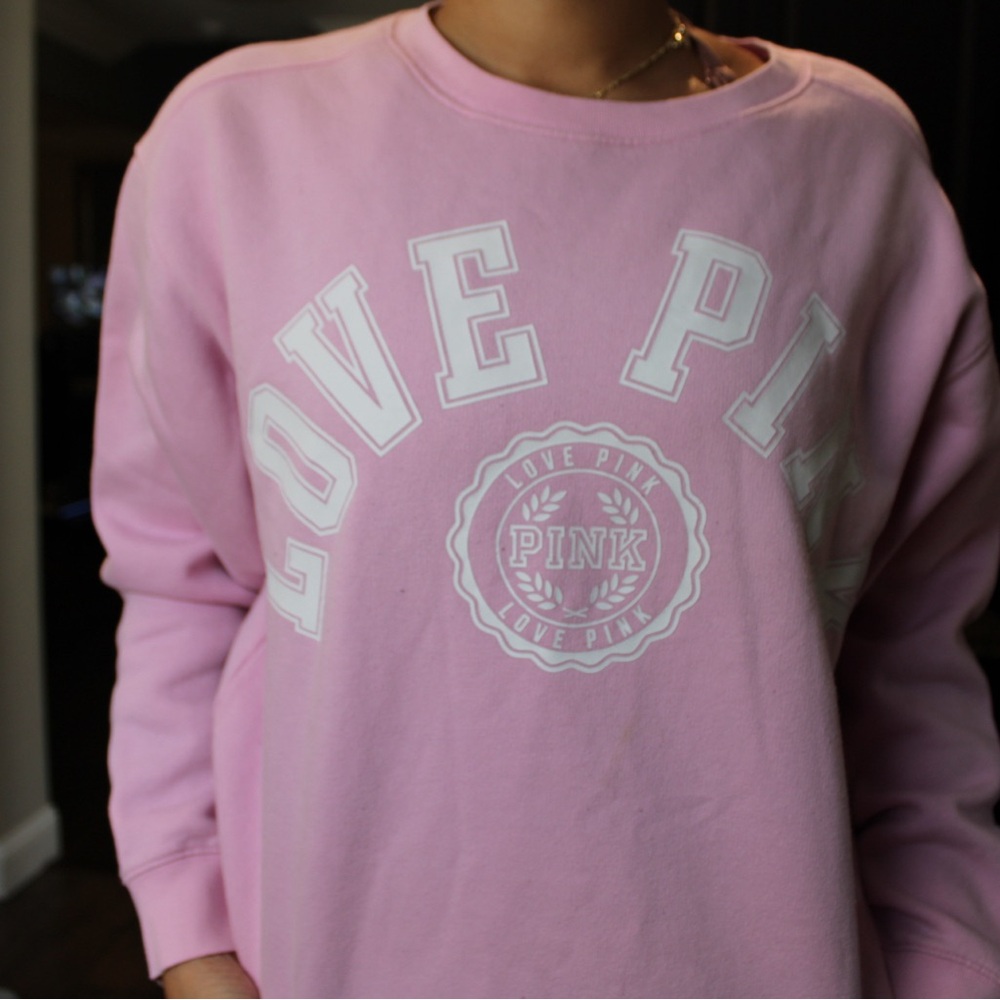 Pink Graphic Sweatshirt